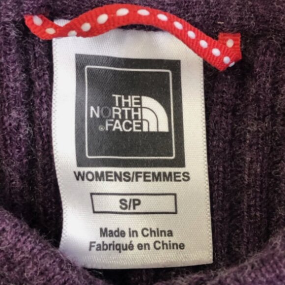 The North Face - Knit Sweater with Full Zip-Up and Hood | Size Small | Purple - Picture 4 of 12